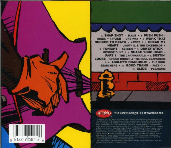 Image of Back Cover of CD - M/M - VARIOUS, Phat Trax - The Best Of Old School, Vol. 6 (Rhino Records; R2 72587, US 1997, Jewel Case), Still SEALED In Stickered Shrinkwrap,  - 2116670C