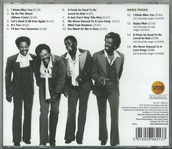Image of Back Cover of CD - EX/EX - MANHATTANS, It Feels So Good (SoulMusic Records; SMCR 5121, UK 2014 Reissue, Expanded Edition), Opened Instore,  - 1556234S