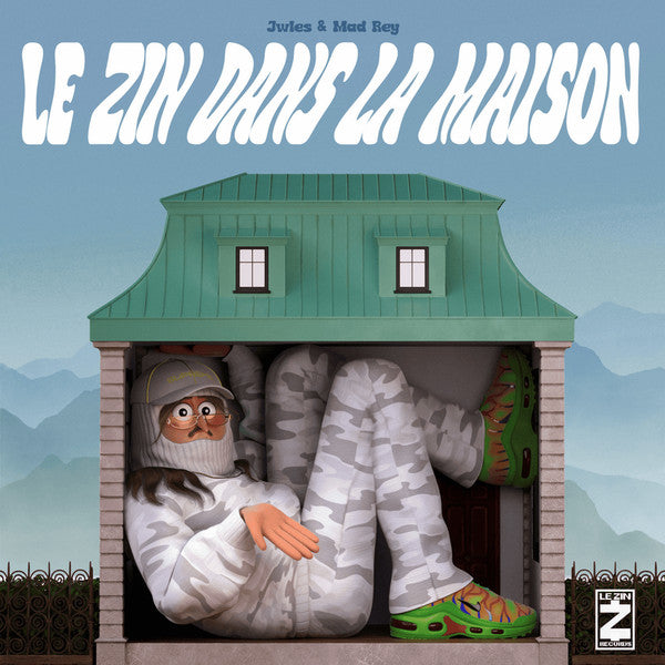 Image of Front Cover of LP - EX/EX - JWLES & MAD REY, Le Zin Dans La Maison (Le Zin Records; none, France 2023, Limited Edition White Vinyl), ,  - 1546225S