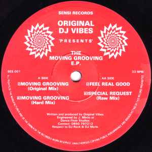 Image of Front Cover of 12" EP - /VG - ORIGINAL DJ VIBES, The Moving Grooving E.P. (Sensi Records; SES 001, UK 1993), ,  - 1546239S