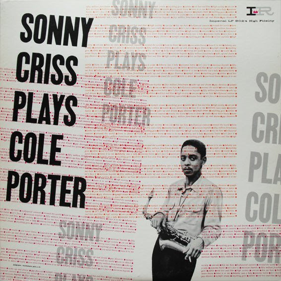 Image of Front Cover of LP - EX/EX - SONNY CRISS, Plays Cole Porter (King; K18P 9255, Japan 1983 Reissue, Insert, No Obi), ,  - 1526267E