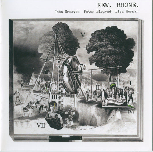 Image of Front Cover of CD - VG+/VG+ - JOHN GREAVES, PETER BLEGVAD, LISA HERMAN, Kew. Rhone. (ReR Megacorp; ReR QR1,  2015, Digipak, Booklet), ,  - 1556294S