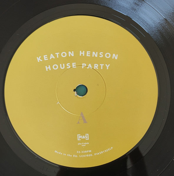 Image of Label Cover of LP - EX/EX - KEATON HENSON, House Party ([pias]; PIASR1325LP, UK & Europe 2023, Inner), Opened Instore, Still In Shrinkwrap,  - 1546197S