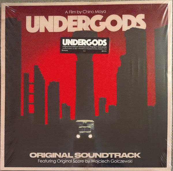 Image of Front Cover of LP - EX/EX - WOJCIECH GOLCZEWSKI, Undergods (Original Soundtrack) (Invada; INV261LP, UK 2021, Insert, Limited Edition, Grey Wasteland, Marbled), ,  - 1546236S