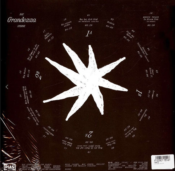 Image of Back Cover of 2xLP - EX/EX - DIE STERNE, Grandezza ([pias]; PIASD5088LP, Germany 2024, 2 Inners, Limited Edition), ,  - 1546243S