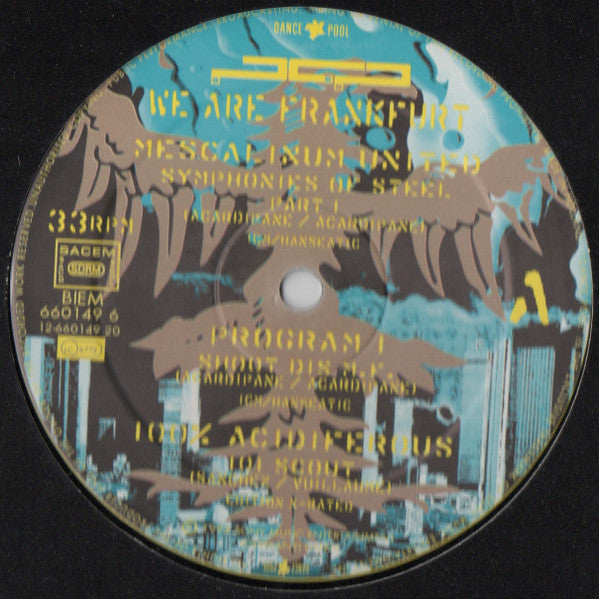 Image of Label Cover of LP - VG/VG - VARIOUS, We Are Frankfurt (Dance Pool; DAN 660149 6, Germany 1994, Picture Sleeve), Light Marks only.,  - 1526318E