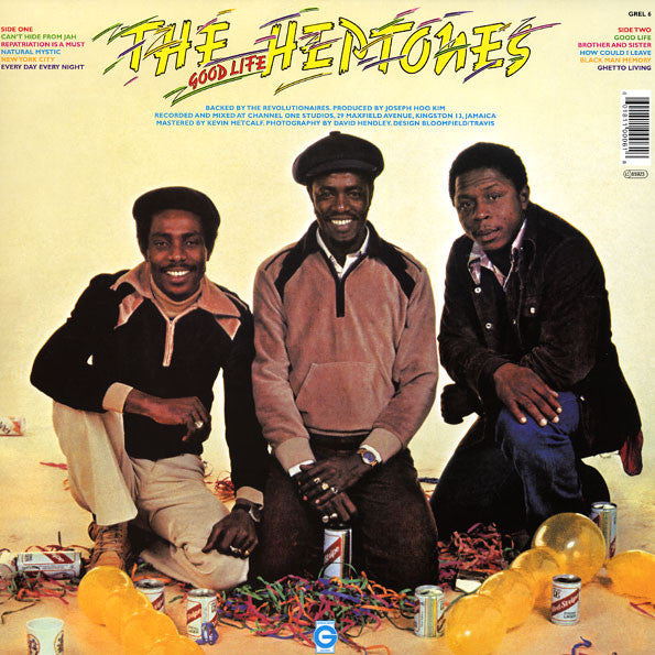 Image of Back Cover of LP - EX/VG+ - THE HEPTONES, Good Life (Greensleeves Records; GREL 6, UK 2014 Reissue), ,  - 1516447C