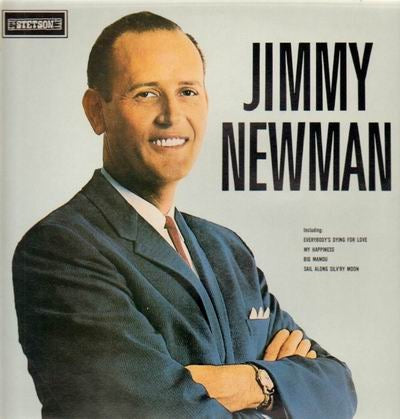 Image of Front Cover of LP - VG/VG - JIMMY C. NEWMAN, Jimmy Newman (Stetson; HAT 3060, UK 1980s Reissue), Strong VG, Red pen on rear sleeve. ,  - 1516494C