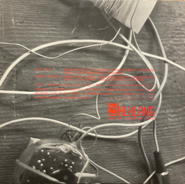 Image of Back Cover of LP - VG+/VG+ - NORBERT M SLANG,  ANDY GUHL, Knack On (Uhlklang; UK 1, Germany 1983), Edge Wear,  - 1546246S