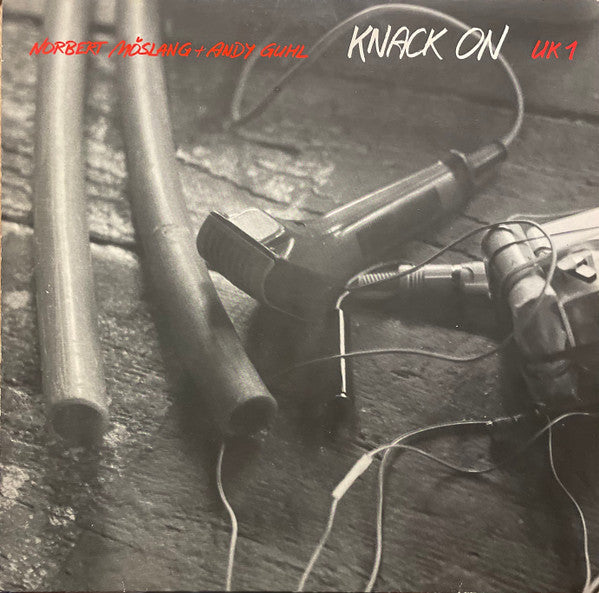 Image of Front Cover of LP - VG+/VG+ - NORBERT M SLANG,  ANDY GUHL, Knack On (Uhlklang; UK 1, Germany 1983), Edge Wear,  - 1546246S