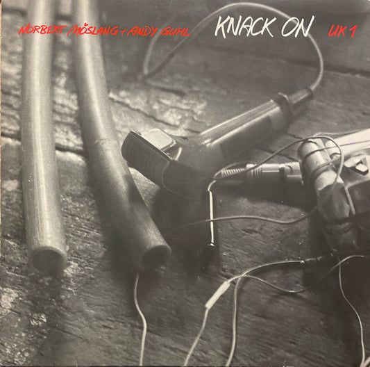 Image of Front Cover of LP - VG+/VG+ - NORBERT M SLANG,  ANDY GUHL, Knack On (Uhlklang; UK 1, Germany 1983), Edge Wear,  - 1546246S