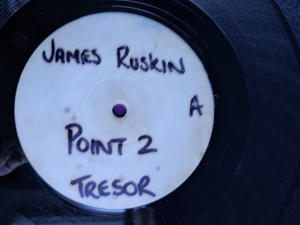 Image of Front Cover of 2xLP - /G+ - JAMES RUSKIN, Point 2 (Tresor; Tresor 145, Germany 2000, White Label Promo), ,  - 1526327E