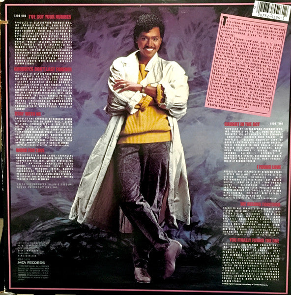 Image of Back Cover of LP - VG/VG - ROCKIE ROBBINS, Rockie Robbins (MCA Records; MCA-5526, US 1985), Sleeve has notched cut-out at opening, wear along edges and corners,  - 1516535C