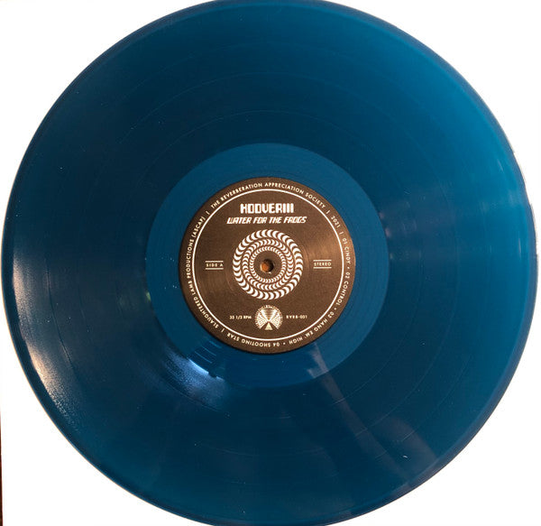 Image of Label Cover of LP - EX/EX - HOOVERIII, Water For The Frogs (; RVRB-031, USA & Canada 2021, Blue Vinyl), ,  - 1546319S