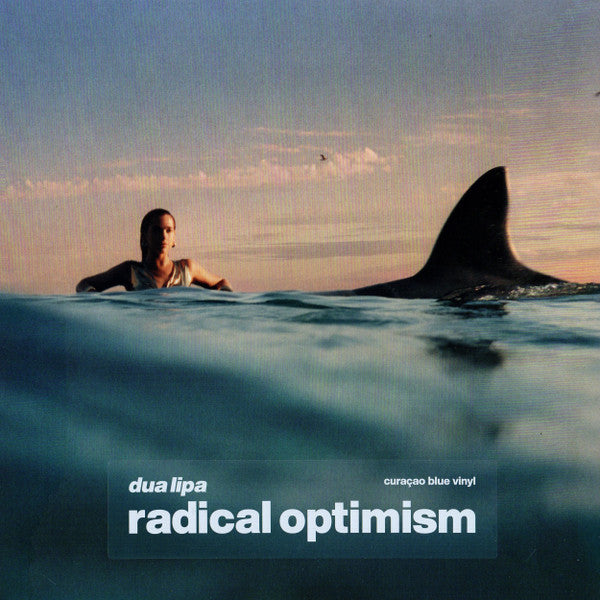 Image of Front Cover of LP - VG+/VG+ - DUA LIPA, Radical Optimism (Warner Records; 5054197943386, Worldwide 2024, Inner & Insert, Cura ao Blue Vinyl), ,  - 4046091S