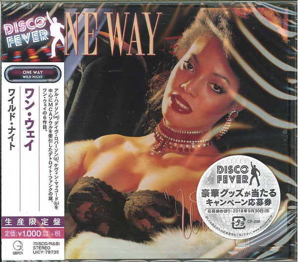 Image of Front Cover of CD - EX/EX - ONE WAY, Wild Night (Geffen Records; UICY-78735, Japan 2018 Reissue, With Obi), Opened Instore,  - 1556419S