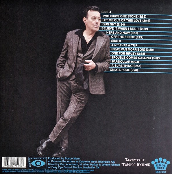 Image of Back Cover of LP - VG/VG+ - THE JAMES HUNTER SIX, Off The Fence (Easy Eye Sound; EES-043, Worldwide 2026, Insert, Teal & White Marble Vinyl), A few creases to sleeve.,  - 1516648C