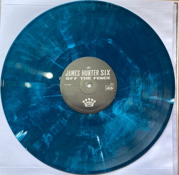 Image of Label Cover of LP - VG/VG+ - THE JAMES HUNTER SIX, Off The Fence (Easy Eye Sound; EES-043, Worldwide 2026, Insert, Teal & White Marble Vinyl), A few creases to sleeve.,  - 1516648C