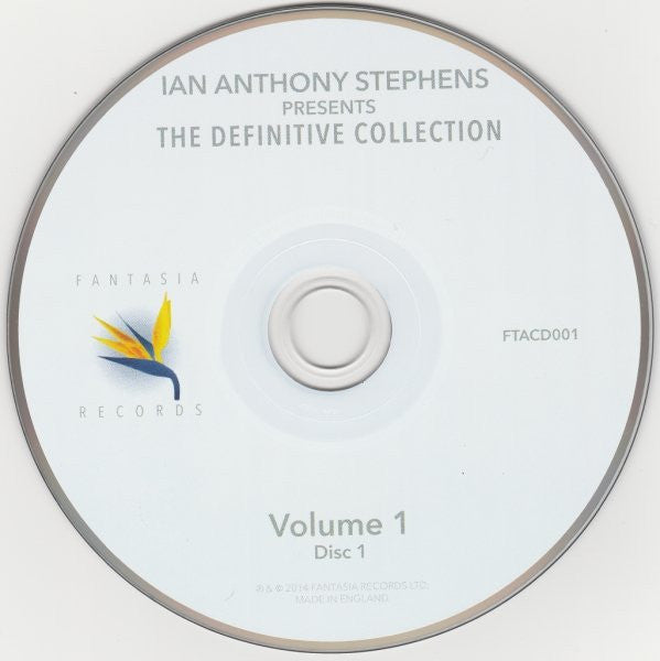 Image of Label Cover of 2xCD - VG+/VG+ - IAN ANTHONY STEPHENS PRESENTS VARIOUS, The Definitive Collection (Volume 1) (Fantasia Records; FTACD001, UK 2014), Small Crack on Jewel Case, Still SEALED In Shrinkwrap,  - 1556427S