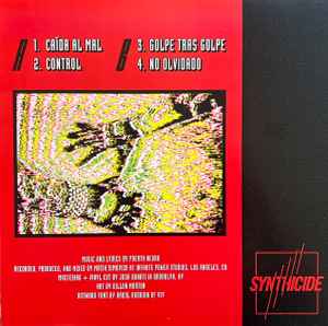 Image of Back Cover of 12" EP - VG/VG+ - PUERTA NEGRA, Playa Sola (Synthicide; Syn013, US 2023, Insert), Edge creases, corner crease,  - 1546264S