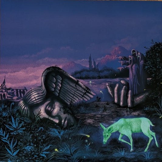 Image of Front Cover of 7" - NEW/NEW - MAGDALENA BAY, Human Happens / Paint Me A Picture (Mom + Pop; , US 2026, Insert, Dark Blue Marble Translucent [5AM Skylight]), ,  - 1656030S