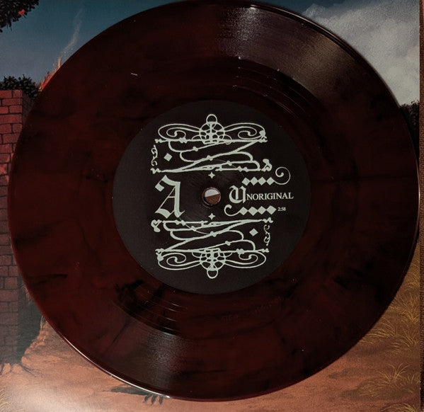 Image of Label Cover of 7" - NEW/NEW - MAGDALENA BAY, Unoriginal / Black-Eyed Susan Climb (Mom + Pop; none, US 2026, Insert, Red Hot Sun Marble Vinyl), ,  - 1636060E
