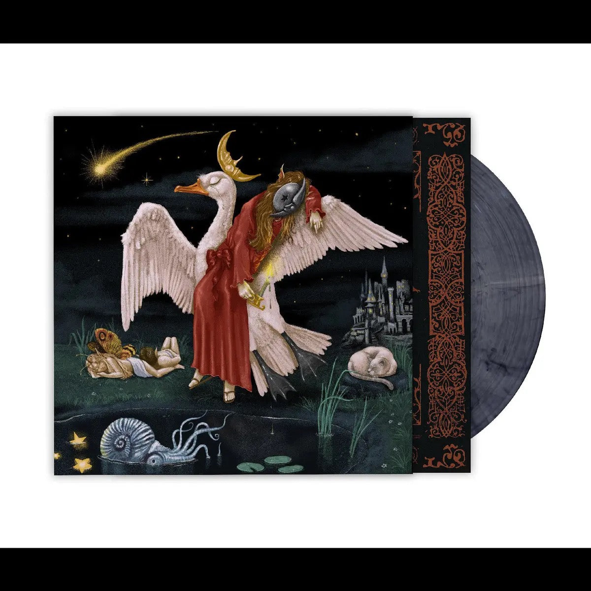 Image of Front Cover of 7" - NEW/NEW - MAGDALENA BAY, Second Sleep / Star Eyes (Mom + Pop; , US 2026, Insert, Midnight Mist Marble Vinyl ), ,  - 1656029S