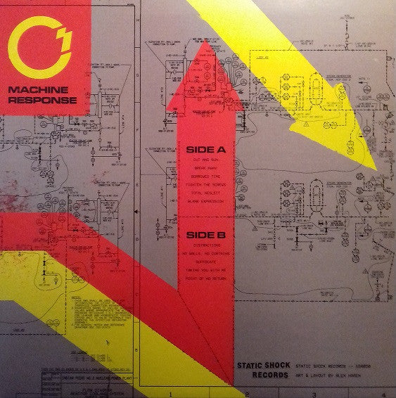 Image of Back Cover of LP - VG+/VG - CAREER SUICIDE, Machine Response (Static Shock Records; SSR050, UK & Europe 2017, Inner), A few light marks,  - 1546333S