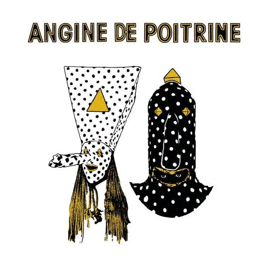 Image of Front Cover of LP - NEW/NEW - ANGINE DE POITRINE, Angine De Poitrine - Vol.I (Spectacles Bonzai; AP1, UK 2026 Reissue, Insert), , Channeling the spirit of Earth s greatest rockstars, time-traveling duo Angine de Poitrine are endlessly fascinated by hot dogs, pyramids, and the sheer grandeur of rock music.  - 2636184E