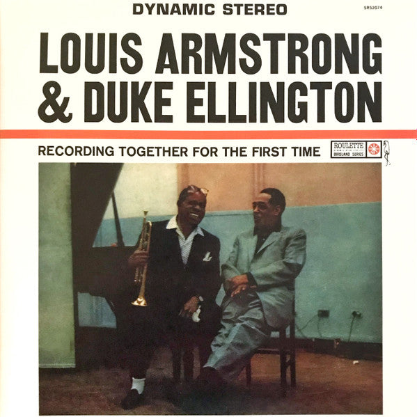 Image of Front Cover of LP - VG+/VG+ - LOUIS ARMSTRONG & DUKE ELLINGTON, Recording Together For The First Time (Roulette; SR52074, USA & Europe 2016 Reissue, Gatefold, 180 Gram Vinyl), ,  - 1646016S