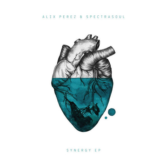 Image of Front Cover of 12" - VG/VG - ALIX PEREZ & SPECTRASOUL, Synergy EP (1985 Music; 1985ISHCHAT001, UK 2017, Picture Sleeve, Black Inner), ,  - 1626008E