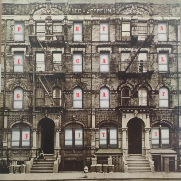 Image of Front Cover of 2xLP - VG/VG - LED ZEPPELIN, Physical Graffiti (Swan Song; SSK 89 400-O, Europe 1970s Reissue, Die Cut Sleeve, 2 Inners & Insert, PF and WEA matrices), Light hairlines.,  - 4226159E