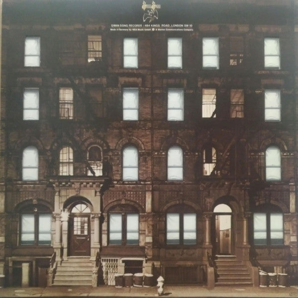 Image of Back Cover of 2xLP - VG/VG - LED ZEPPELIN, Physical Graffiti (Swan Song; SSK 89 400-O, Europe 1970s Reissue, Die Cut Sleeve, 2 Inners & Insert, PF and WEA matrices), Light hairlines.,  - 4226159E