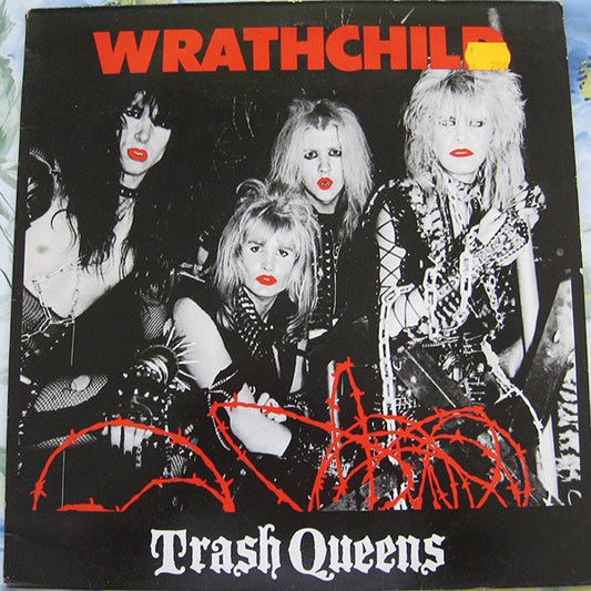 Image of Front Cover of LP - VG/VG - WRATHCHILD, Trash Queens (Dojo; DOJOLP6, UK 1985), ,  - 1616125C