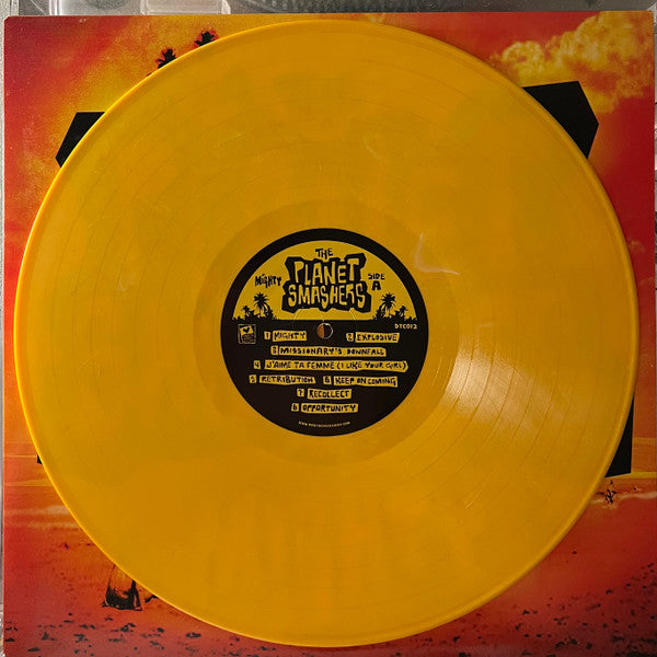 Image of Label Cover of LP - VG/VG - THE PLANET SMASHERS, Mighty (Dare To Care Records; DTC012, Canada 2003, Insert, Peach vinyl), ,  - 1626045E