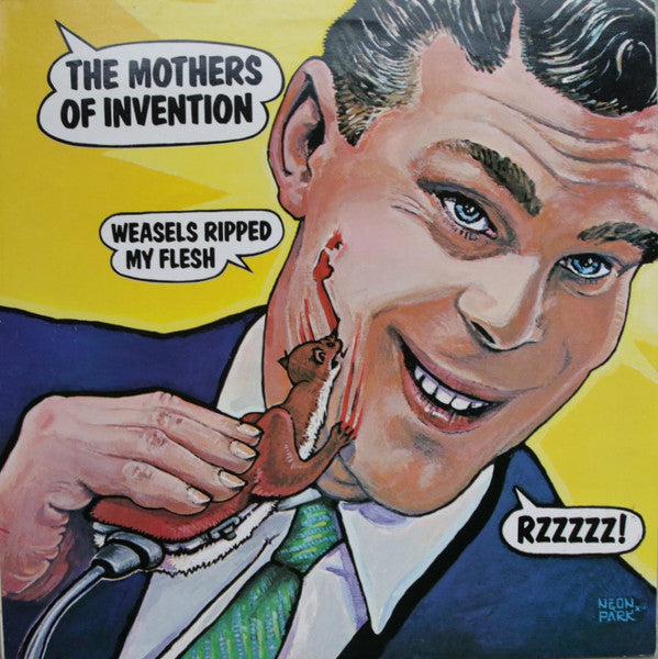 Image of Front Cover of LP - VG+/VG+ - THE MOTHERS OF INVENTION, Weasels Ripped My Flesh (Reprise Records Steamboat Labels With Manufactured In UK And Warner Logo In Rim Text; K 44019, UK 1979 Reissue), ,  - 3016184C