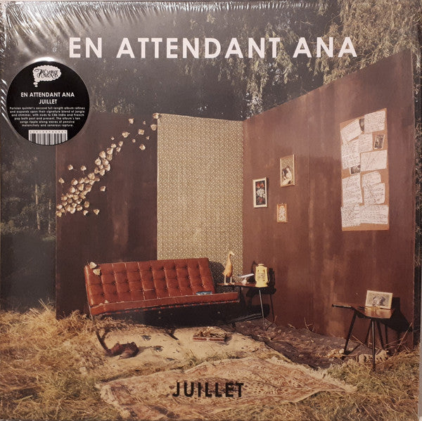 Image of Front Cover of LP - VG/EX - EN ATTENDANT ANA, Juillet (Trouble In Mind ; TIM151, USA & Europe 2020, Textured Sleeve, Inner), Sleeve Creased,  - 1626191E