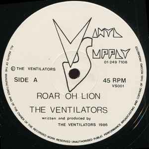 Image of Label Cover of 12" - G+/VG+ - THE VENTILATORS, Roar Oh Lion / Soldier Of Jah (Vinyl Supply; VS001, UK 1986, Printed plain sleeve.), Lightest of marks. Strong VG+. Wear to back of sleeve,  - 1626130E