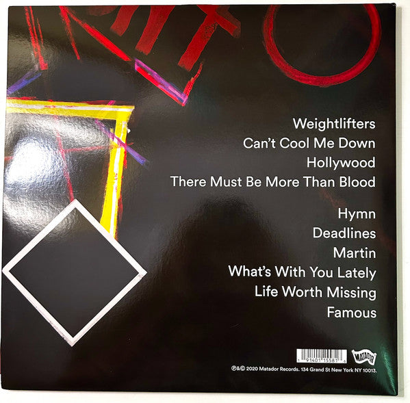 Image of Back Cover of LP - VG+/EX - CAR SEAT HEADREST, Making A Door Less Open (Matador ; OLE1558LP, US 2020, Gatefold, Inner & Insert), ,  - 1626189E