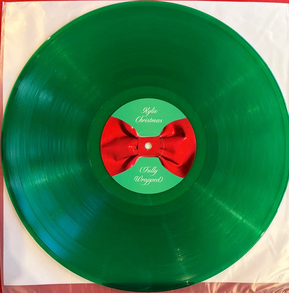 Image of Label Cover of LP - NEW/NEW - KYLIE, Kylie Christmas (Fully Wrapped) (Parlophone; 5021732847447, Europe 2025 Reissue, Limited Edition, Transparent Green Vinyl), , A1 It's The Most Wonderful Time Of The YearA2 XMASA3 Santa BabyA4 Hot In DecemberA5 At ChristmasA6 Santa Claus Is Coming To TownA7 This Time Of YearB1 100 DegreesB2 Office PartyB3 White DecemberB4 Let It SnowB5 Christmas Isn't Christmas 'Til You Get HereB6 Have Yourself A Merry Little Christmas - 1536316E