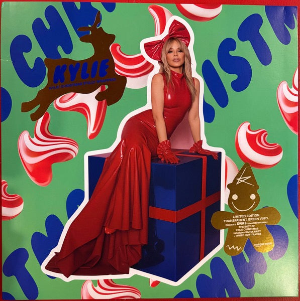 Image of Front Cover of LP - NEW/NEW - KYLIE, Kylie Christmas (Fully Wrapped) (Parlophone; 5021732847447, Europe 2025 Reissue, Limited Edition, Transparent Green Vinyl), , A1 It's The Most Wonderful Time Of The YearA2 XMASA3 Santa BabyA4 Hot In DecemberA5 At ChristmasA6 Santa Claus Is Coming To TownA7 This Time Of YearB1 100 DegreesB2 Office PartyB3 White DecemberB4 Let It SnowB5 Christmas Isn't Christmas 'Til You Get HereB6 Have Yourself A Merry Little Christmas - 1536316E