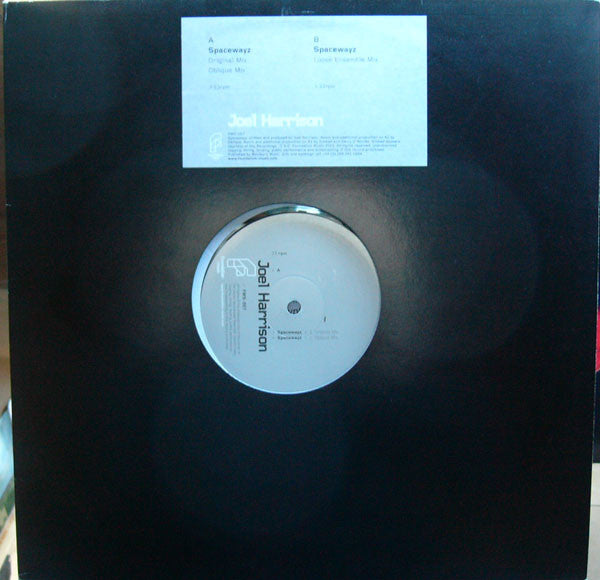 Image of Front Cover of 12" - VG/VG+ - JOEL HARRISON, Spacewayz (Foundation Music; FMS-007, UK 2003, Stickered Plain Sleeve), ,  - 1626137E