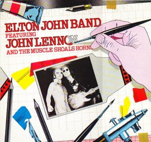 Image of Front Cover of LP - VG+/VG - ELTON JOHN BAND FEATURING JOHN LENNON AND THE MUSCLE SHOALS HORNS, Elton John Band Featuring John Lennon And The Muscle Shoals Horns (DJM Records; 0064.230, Germany 1981 Reissue), ,  - 4026169E