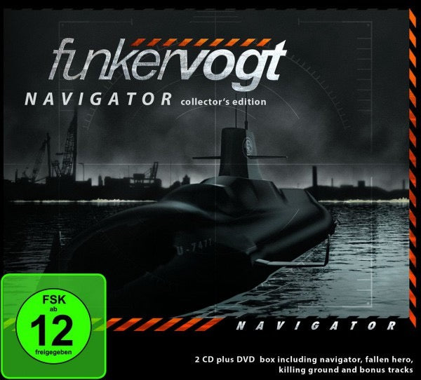 Image of Front Cover of 3xCD - VG/VG - FUNKER VOGT, Navigator - Collector's Edition (RepoRecords; REPO 035, Germany 2017 Reissue, Triple Digipak), ,  - 1636085E