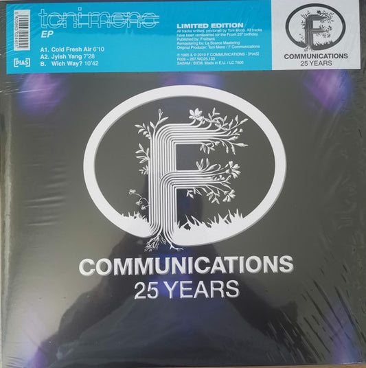Image of Front Cover of 12" - EX/EX - TONI MONO, Toni Mono EP (F Communications; F028, France 2020, Company Sleeve), Opened Instore,  - 1646132S