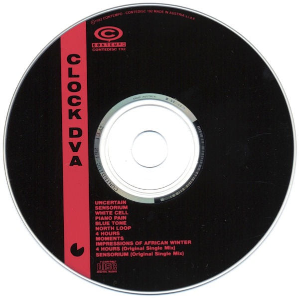 Image of Label Cover of CD - VG+/G+ - CLOCK DVA, Thirst (Contempo Records; Contedisc 192, Italy 1992 Reissue, Jewel Case), ,  - 1636089E