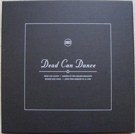 Image of Front Cover of 4xLP - VG+/VG - DEAD CAN DANCE, I: Dead Can Dance   Garden Of The Arcane Delights   Spleen And Ideal   John Peel Session 19.11.1983 (Vinyl 180; VIN180LP032, UK 2010, Box Set, 4 Inners), Spleen & Ideal and John Peel Session are VG+, other two are VG with light hairlines. Box and sleeves are all VG+.,  - 1626209E