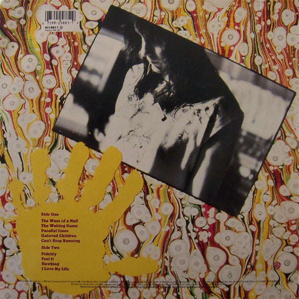 Image of Back Cover of LP - VG/VG+ - TODD RUNDGREN, Nearly Human (Warner Bros. Records; 925 881-1, Europe 1989, Inner), ,  - 1616266C