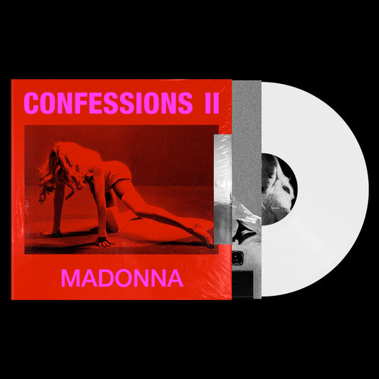 Image of Front Cover of LP - NEW/NEW - MADONNA, Confessions II (Warner; 0093624822448, Europe 2026, Inner, Poster, White Vinyl, RSD Stores Exclusive), , The new album is the continuation of the iconic counterpart Confessions on a Dance Floor. Madonna sums up her new record best by quoting the first few lines of her song, One Step Away,  People think that dance music is superficial, but they ve got it all wrong. The dance floor is not just a place, it s a threshold: A ritualistic space where movement replace