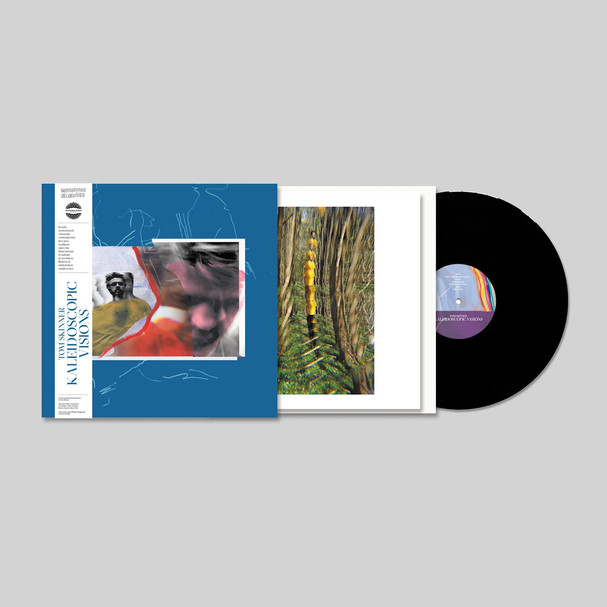 Image of Back Cover of LP - VG+/VG+ - TOM SKINNER, Kaleidoscopic Visions (Brownswood / International Anthem; BWOOD416LP, Europe 2025, Insert, Limited Edition Black Vinyl, Obi Strip), ,  - 1646216S